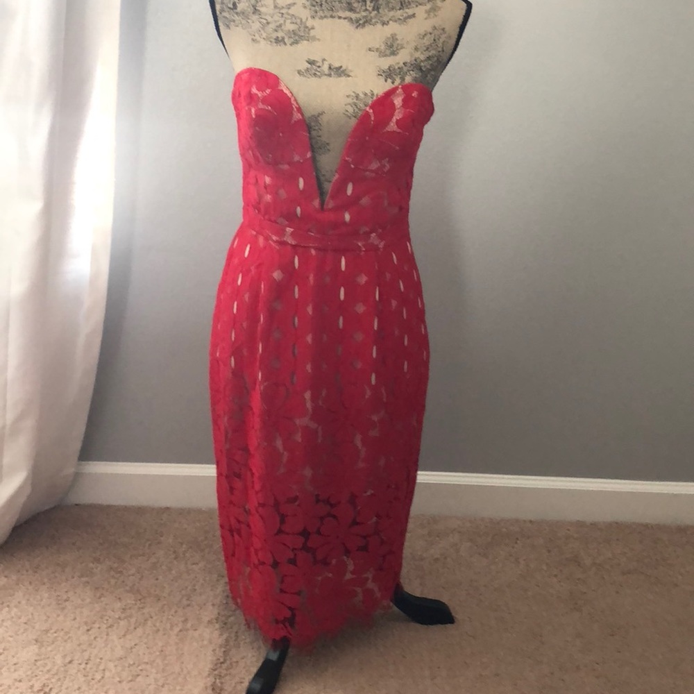 Strapless dress